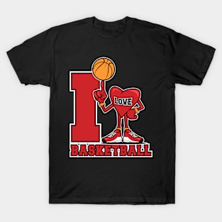 I Love Basketball T-Shirt